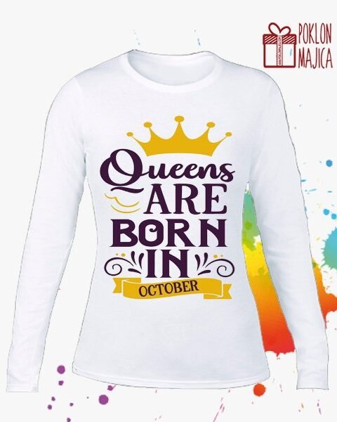 Queens are born V3 – Majica sa štampom
