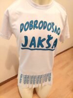 Jaksa dobrodosao – Majica sa štampom – boja: bela