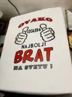 Najbolji brat na svetu V2 – Brat sestra – boja: bela