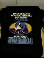 Automehanicar – Majica sa štampom – boja: crna