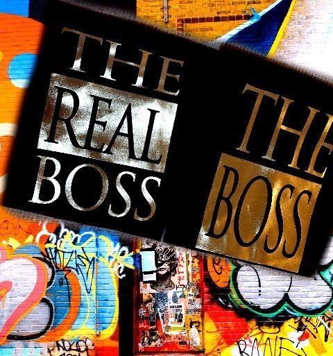 Boss – Real boss zlatna – Majica sa štampom