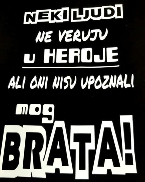Brat super heroj – Majica sa štampom