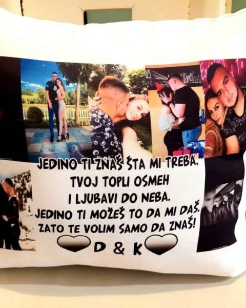 Jedino ti znas sta mi treba :) – Ukrasni jastuk sa štampom
