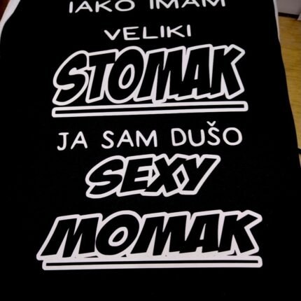 Sexy momak crna kecelja