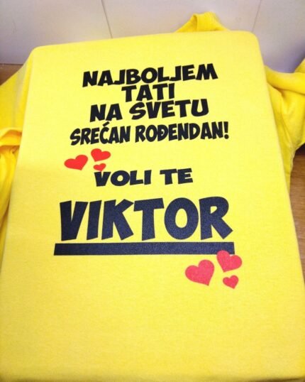 Najboljem tati na svetu - žuta