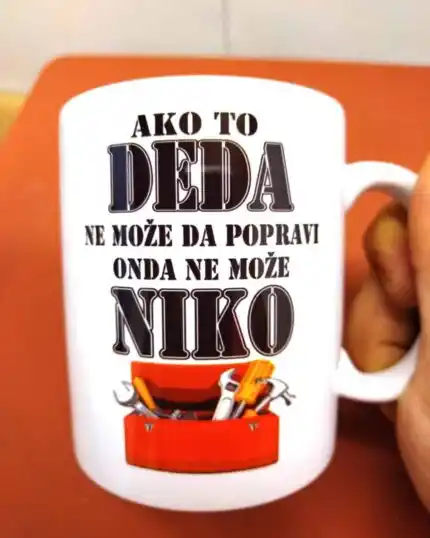 Šolja za dedu majstora