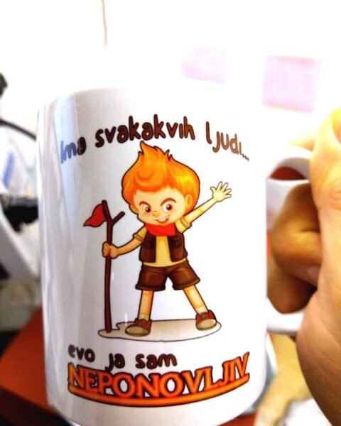 Neponovljiv – Šolja sa natpisom