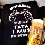 Najbolji tata i muz crna + krigla