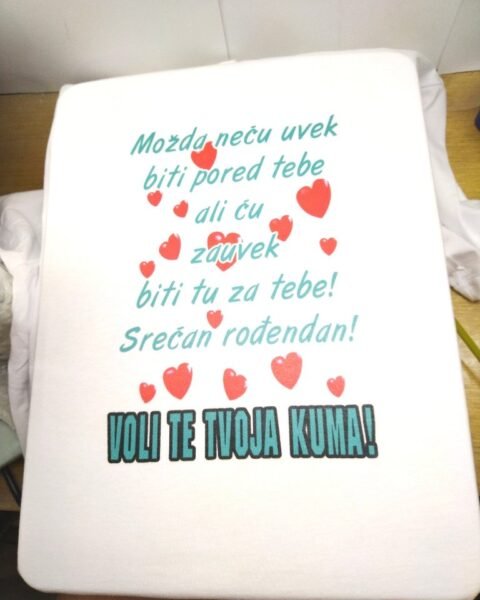 Voli te tvoja kuma V2 – Majica sa štampom