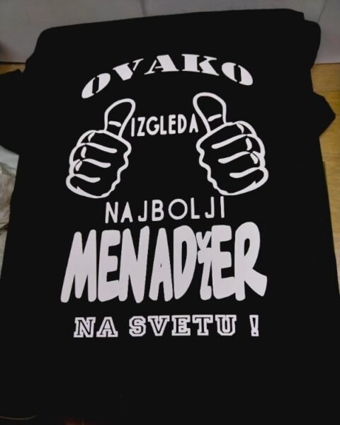 Menadzer :) – Majica sa štampom
