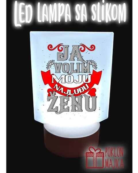 Ja volim moju najludju – lampa – Led lampa USB