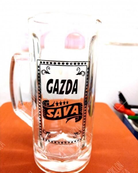 Gazda Sava – Krigla sa natpisom