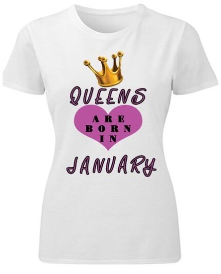 Queens are born in – Majica sa štampom
