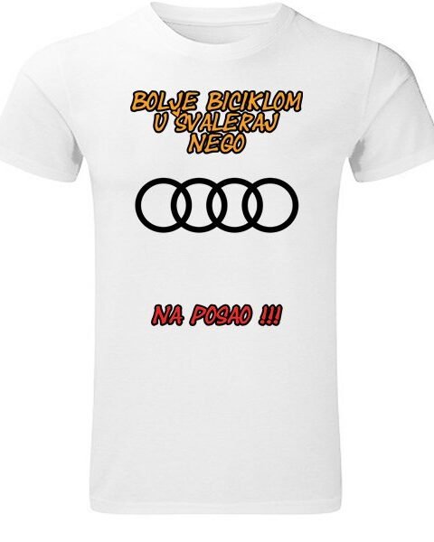 S audi – Majica sa štampom