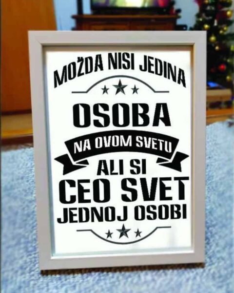Ceo svet jednoj osobi RAM