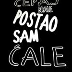 Cepaj brale crno bela