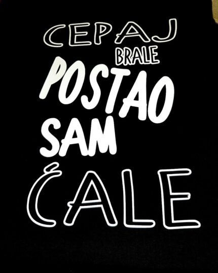 Cepaj brale crno bela