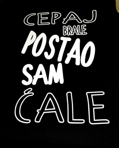 Cepaj brale crno bela