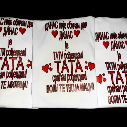 Danas nije obican dan Tatin rodjendan