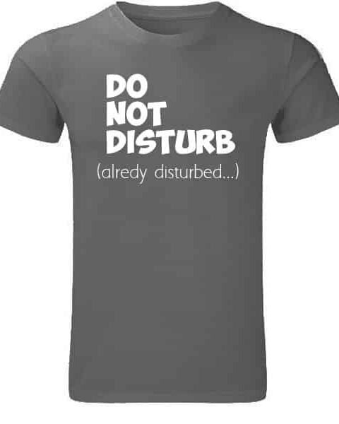 Do not disturb (crna) – Majica sa štampom
