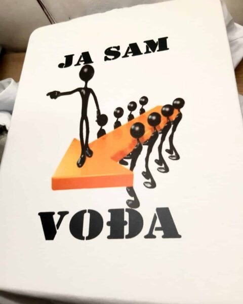 Ja sam vodja – Majica sa štampom