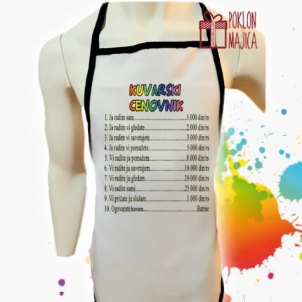 Kecelja kuvarski cenovnik