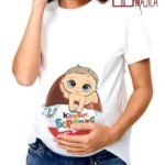 Kinder jaje majica za trudnice + decak