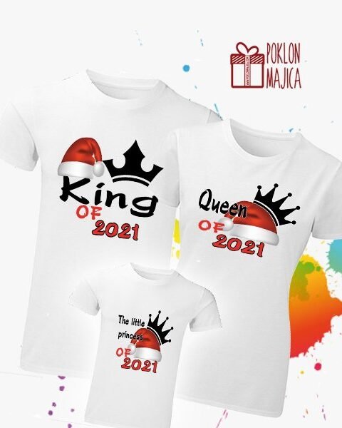 King Queen nova godina – Majica sa štampom