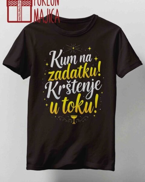Kum na zadatku :) – Majica sa štampom