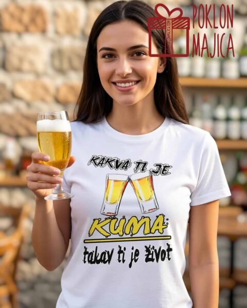Kakva ti je kuma takav ti je zivot – Majica sa štampom