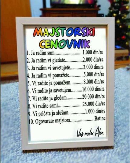 Majstorski cenovnik - RAM