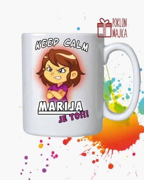 Marija je to solja – Šolja sa natpisom