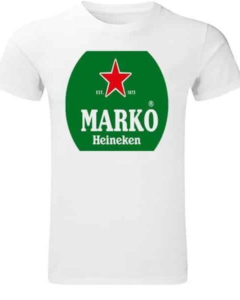 Marko heineken – Majica sa štampom