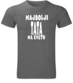Najbolji tata na svetu (crna) – Majica sa štampom – boja: crna