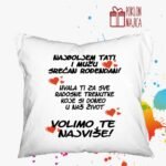 Najboljem tati i muzu - jastuk