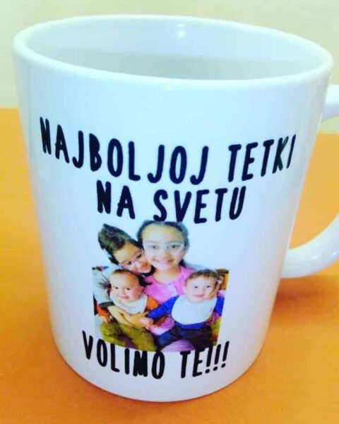 Najboljoj tetki na svetu V1 – Šolja sa natpisom