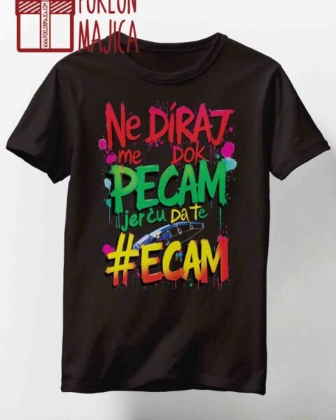 Ne diraj me dok pecam V33 photo – Lovci ribolovci – boja: crna