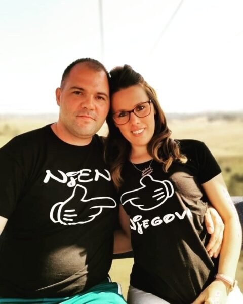 Njen – njegova – Majica sa štampom