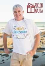 Novi penzioner – Majica sa štampom – boja: bela