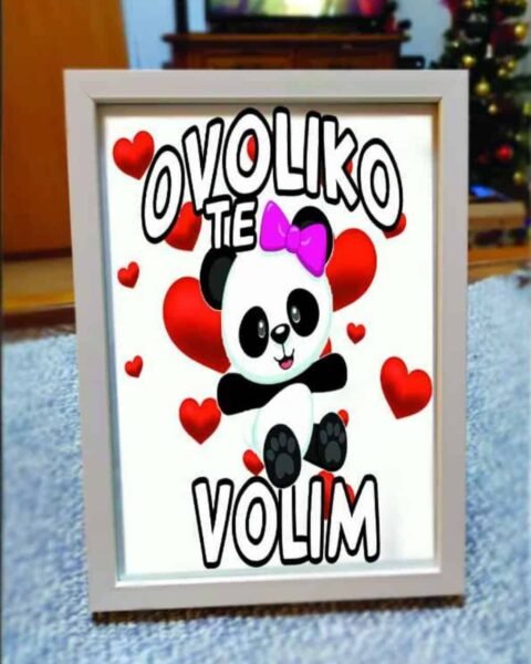 Ovoliko te volim RAM beli – Ram za slike