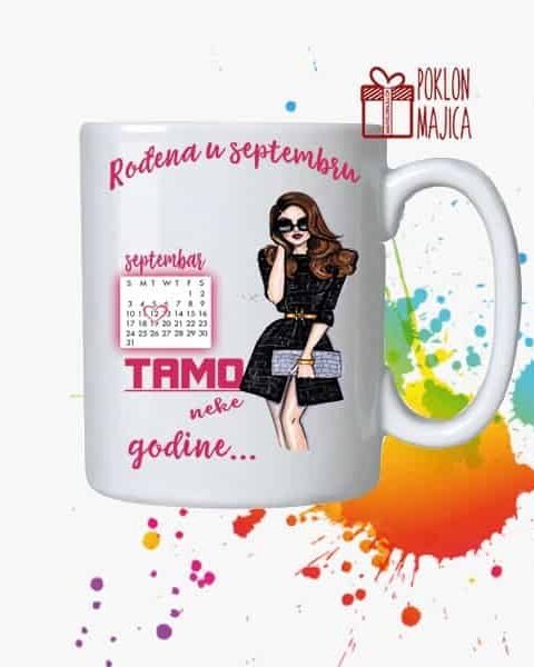 Rodjendan u septembru solja – Šolja sa natpisom