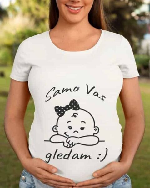 Samo Vas gledam – devojčica – Majica sa štampom
