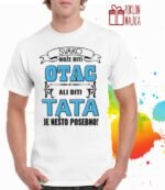Svako moze biti otac v2 – Majica sa štampom – boja: bela