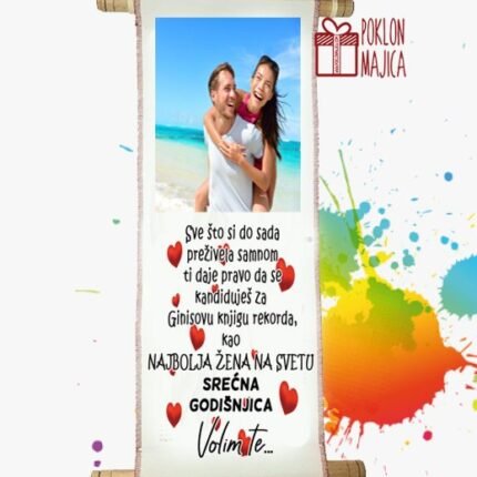 Zena za ginisovu knjigu rekorda - tapiserija