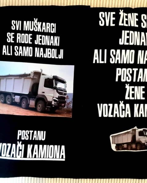 Majica za vozace kamiona i njihove zene – Majica sa štampom
