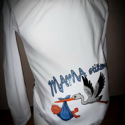 Mama stizem - dug rukav