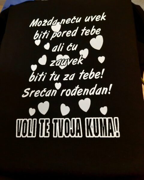 Voli te tvoja kuma – Majica sa štampom
