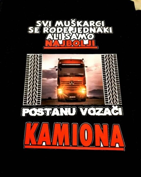 Vozaci kamiona V5 – Majica sa štampom
