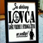 Ram sa slikom za dobrog lovca