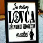 Ram sa slikom za dobrog lovca
